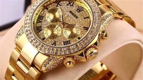 rolex gold chain watch|24k gold Rolex watch price.